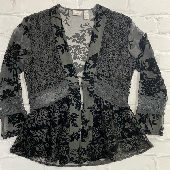 NWOT Chico’s Black Jacket - Picture 3 of 11